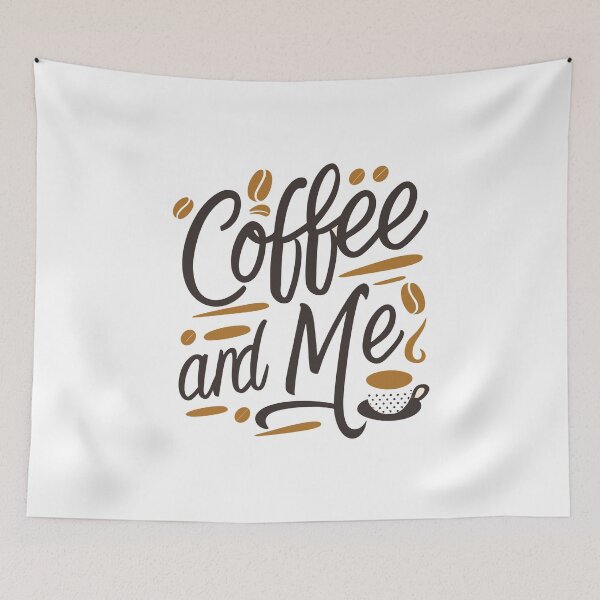 Item preview, Coffee and Me 3 designed and sold by HahaHandlesHub.