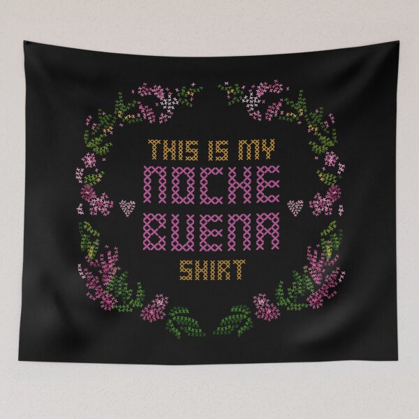 Item preview, NOCHE BUENA SHIRT PINOY FUNNY CROSS STITCH EMBROIDERY  designed and sold by aydapadi.