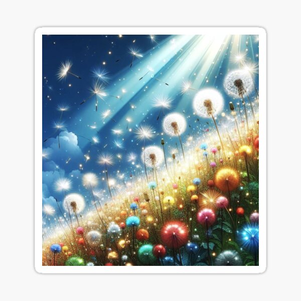 Dandelion Hill. Sticker