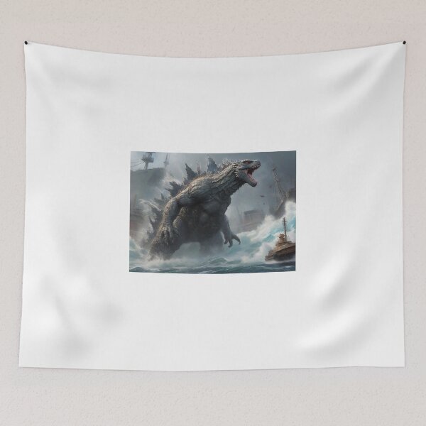 Item preview, Godzilla rises in the Pacific designed and sold by Ragedaddy72.