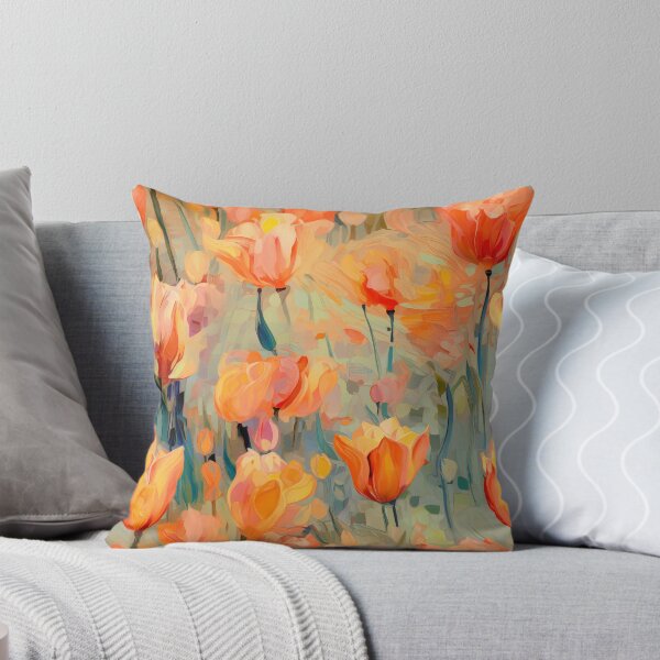 Item preview, Wild Meadow Tulips - Impressionist Floral Pattern designed and sold by HAL2501.