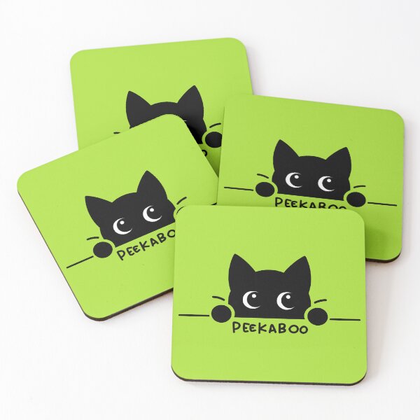 Item preview, Curious Cat Peekaboo Moment designed and sold by inkArtistryfine.
