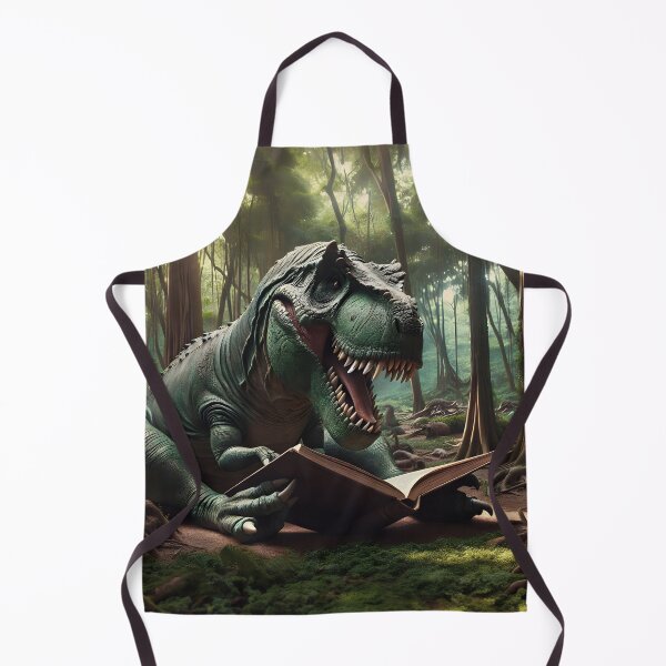 Item preview, Prehistoric Scholar: T-Rex’s Sci-Fi Adventure in Forest Twilight designed and sold by RevGens.