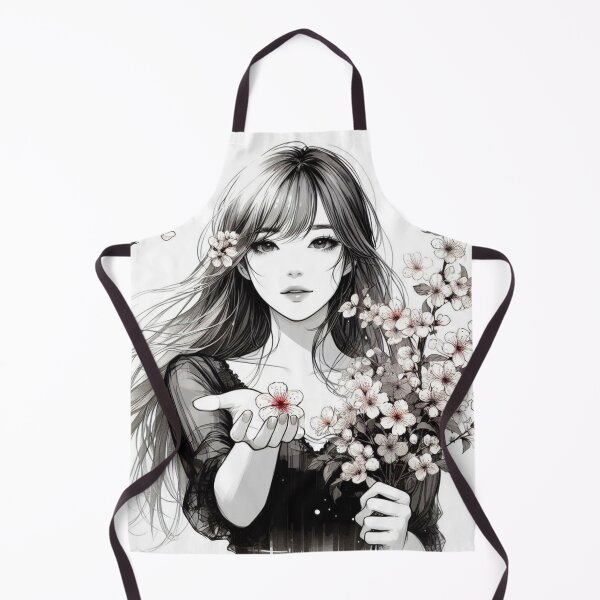 Item preview, Cherry blossoms and girl. designed and sold by growing-mom.