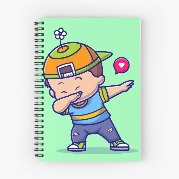Item preview, Dabbing Dynamism: Free Vector Cute Boy Dabbing Cartoon Icon designed and sold by hjian8219.