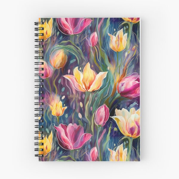 Item preview, Whimsical Tulip Fairytale 4 - Impressionist Floral Pattern designed and sold by HAL2501.