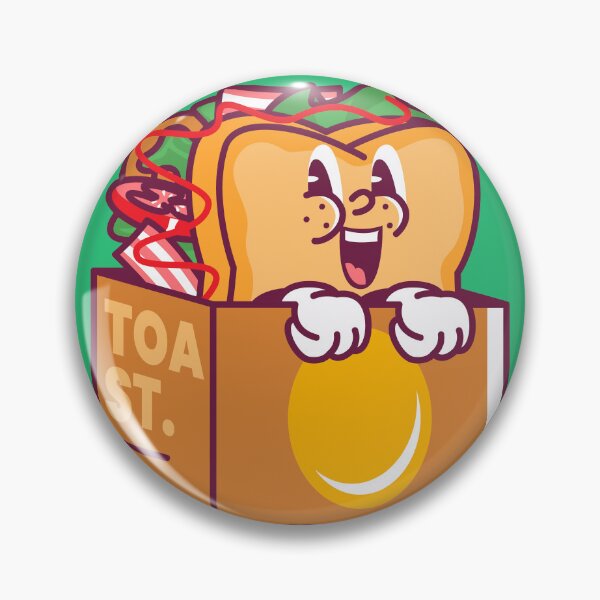 Item preview, Toasty Delight: Hand-Drawn Toast Cartoon Illustration designed and sold by hjian8219.