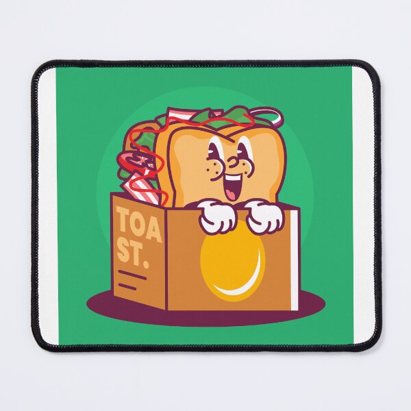 Item preview, Toasty Delight: Hand-Drawn Toast Cartoon Illustration designed and sold by hjian8219.