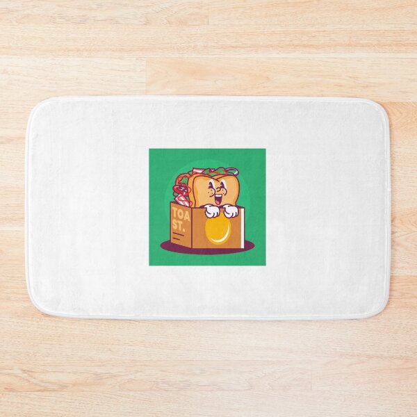 Item preview, Toasty Delight: Hand-Drawn Toast Cartoon Illustration designed and sold by hjian8219.