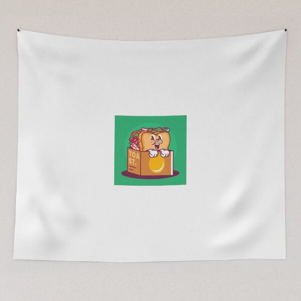 Item preview, Toasty Delight: Hand-Drawn Toast Cartoon Illustration designed and sold by hjian8219.