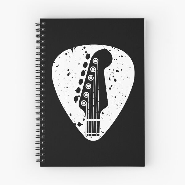 Item preview, Distressed Guitar Pick with Head and Tuning Keys designed and sold by DigitalFhaiz.