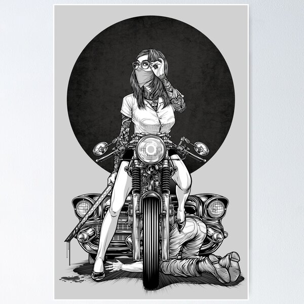 Cafe Racer Old Racing Motorbike Biker Ladies T-shirt Screen Printed - Etsy  Australia