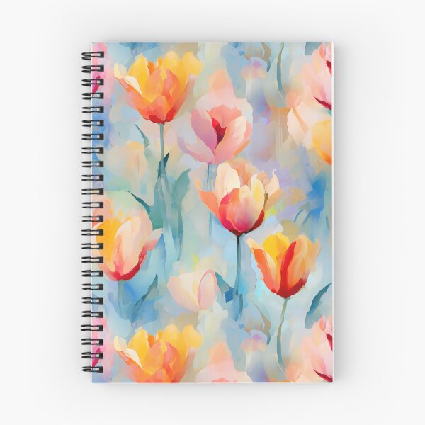 Item preview, Tulipanes Acuarela - Patrón Floral designed and sold by HAL2501.