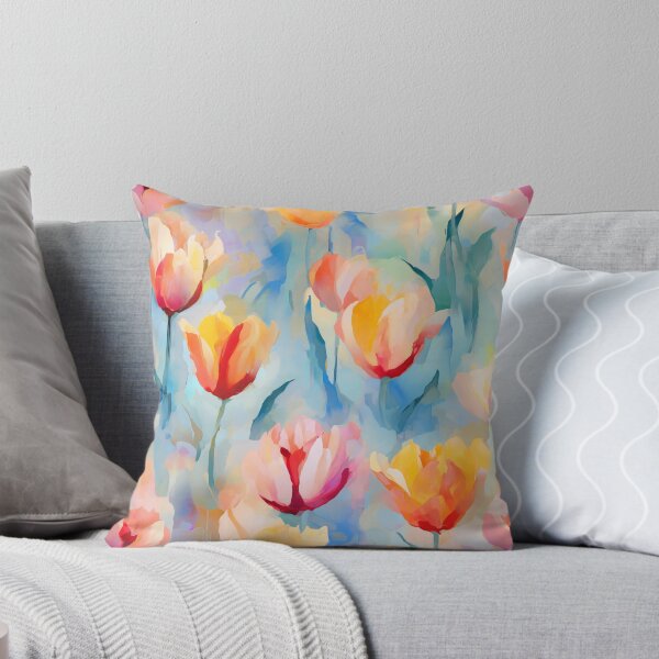 Item preview, Watercolor Tulips - Floral Pattern designed and sold by HAL2501.