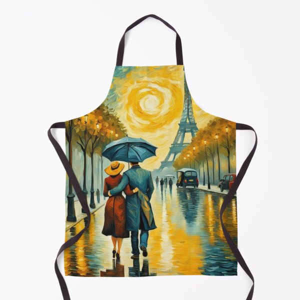 Item preview, Paris romantic couple with Eiffel Tower designed and sold by JackFreestone.