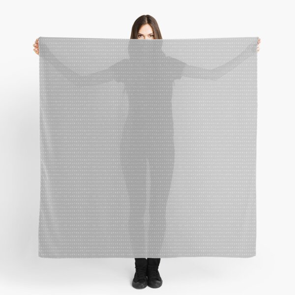 IPA scarf - grey and white Scarf