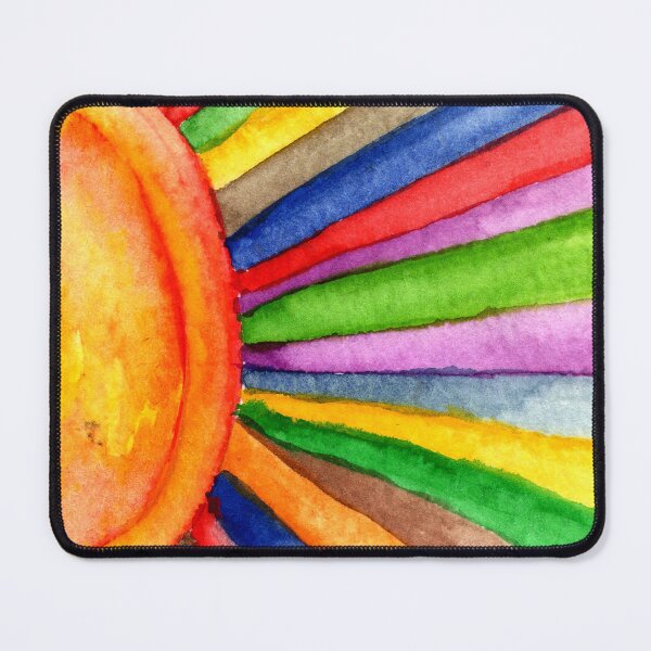 Item preview, Colourful Watercolour Sun with Rays designed and sold by Aithlin123.