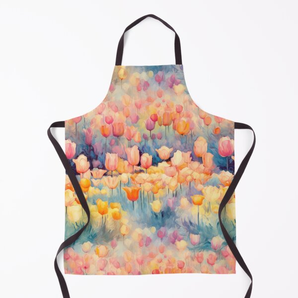 Item preview, Full Bloom Tulip Field - Impressionist Floral Pattern designed and sold by HAL2501.