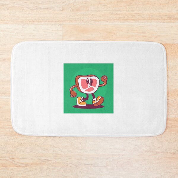 Item preview, Savory Delight: Hand-Drawn Meat Cartoon Illustration designed and sold by hjian8219.