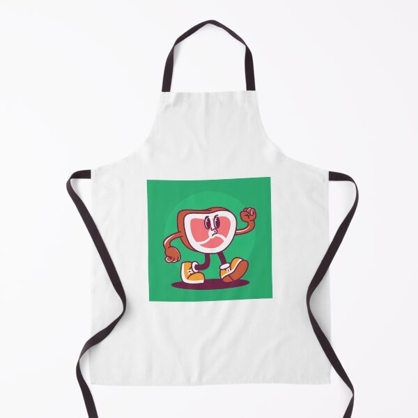 Item preview, Savory Delight: Hand-Drawn Meat Cartoon Illustration designed and sold by hjian8219.