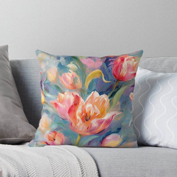 Item preview, Intricate Petal Tulip Bouquet -  Impressionist Floral Pattern designed and sold by HAL2501.