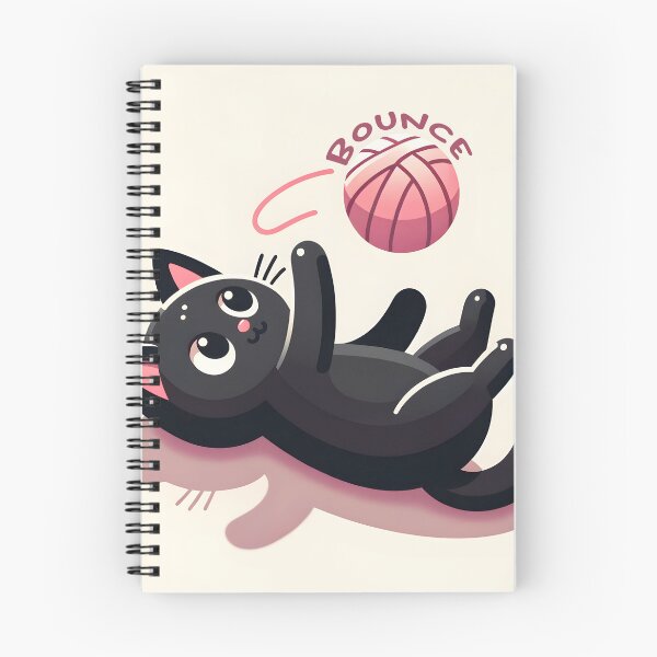 Item preview, Playful Kitten Yarn Frolic Illustration designed and sold by inkArtistryfine.