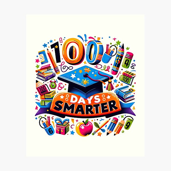 Item preview, Celebratory 100 Days of School Milestone T-Shirt - 100 Days of School designed and sold by MAPDDesigns.