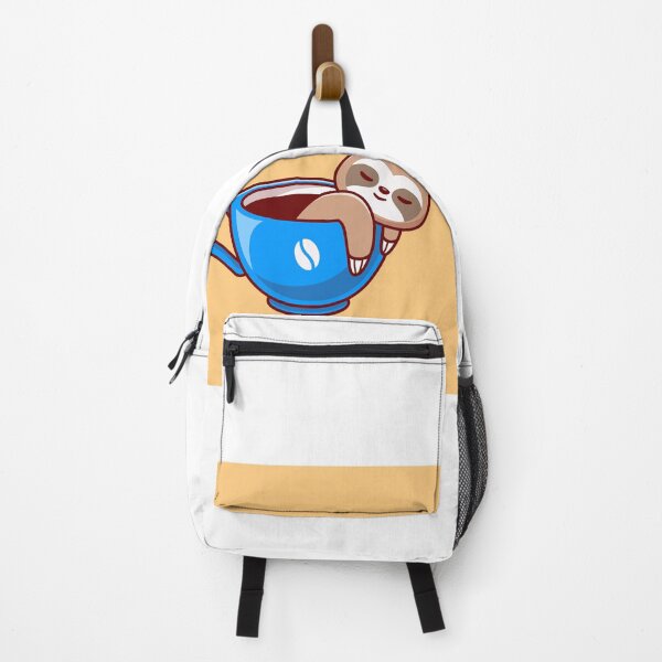 Item preview, Slothful Sips: Cute Sloth with Coffee Cup Cartoon Icon designed and sold by hjian8219.
