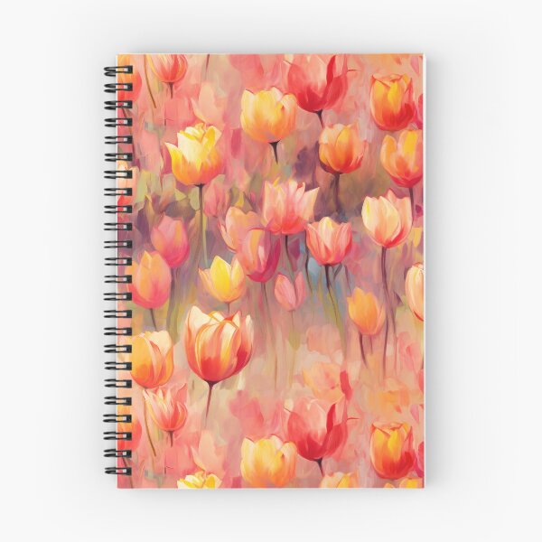 Item preview, Sunset Glow Tulips - Impressionist Floral Pattern designed and sold by HAL2501.