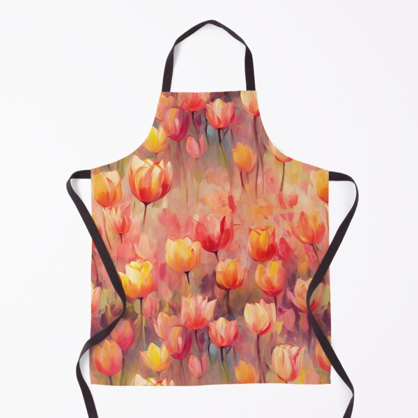 Item preview, Sunset Glow Tulips - Impressionist Floral Pattern designed and sold by HAL2501.
