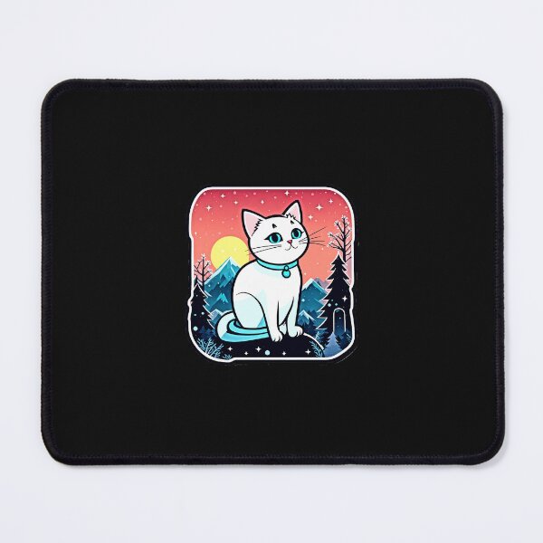 Item preview, Rustic Holiday Cat Sticker Set designed and sold by Earth Nature Creations.