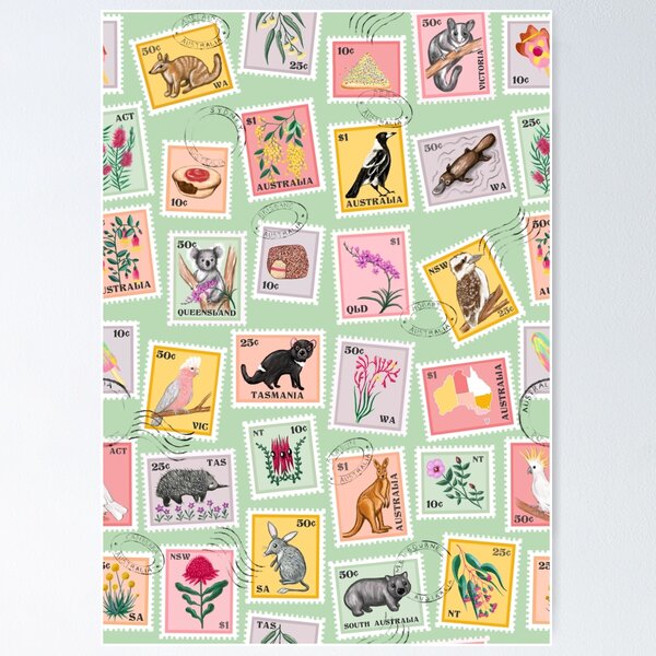 G’Day from Australia | Moss Green Poster