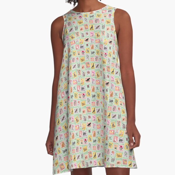 G’Day from Australia | Moss Green A-Line Dress