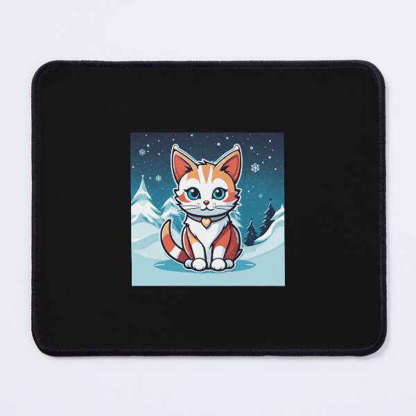Item preview, Rustic Holiday Cat Sticker Set designed and sold by Earth Nature Creations.