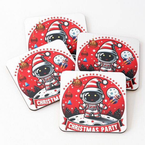 Item preview, astronaut christmas santa designed and sold by Galactic-Paints.