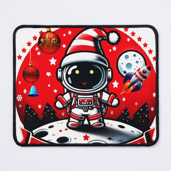 Item preview, astronaut christmas santa designed and sold by Galactic-Paints.