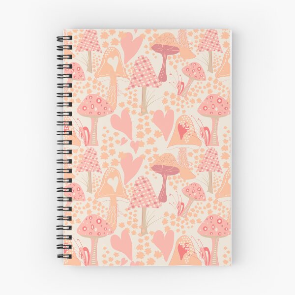 Item preview, PEACH FUZZ Collection (Happy toadstools design) designed and sold by Art-byTessa.