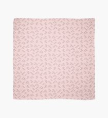 Tree diagram scarf - pink and black Scarf