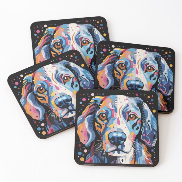 Item preview, Colorful Canine Charm designed and sold by Artisleek Designs.