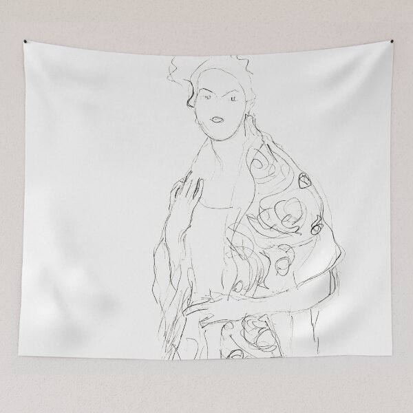 Item preview, Portrait of a Woman (ca. 1910) by Gustav Klimt designed and sold by BossyCatHome.