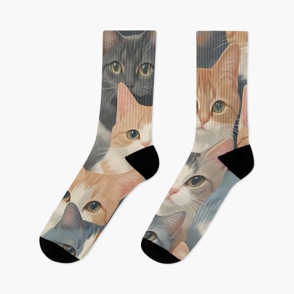 Item preview, cute cats , orange cat designed and sold by KiraChie.
