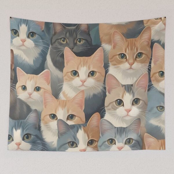 Item preview, cute cats , orange cat designed and sold by KiraChie.