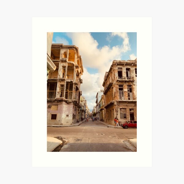 San Lázaro and Perseverancia Streets. Art Print