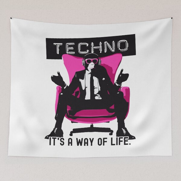 Item preview, Techno - It's A Way Of Life Techno Music designed and sold by Urban-Alien.