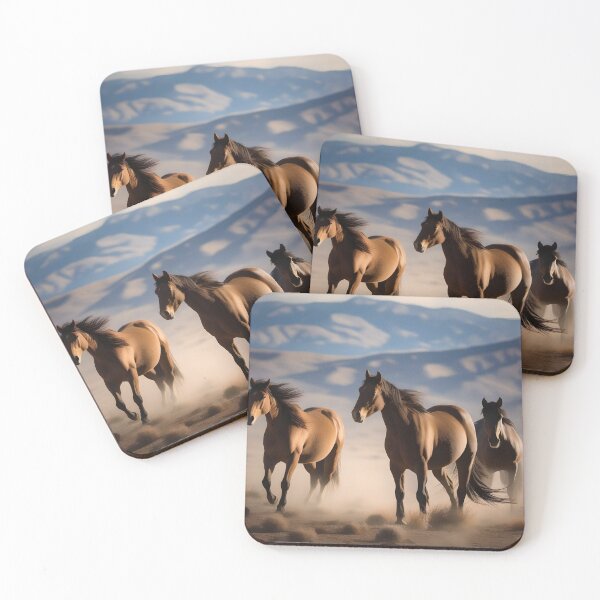 Item preview, WILD HORSES designed and sold by PIGCASSOSAIART.