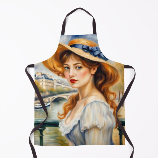 Item preview, Beautiful girl in Paris at River Seine designed and sold by JackFreestone.