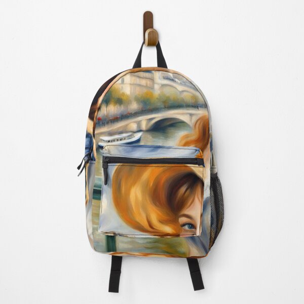 Item preview, Beautiful girl in Paris at River Seine designed and sold by JackFreestone.