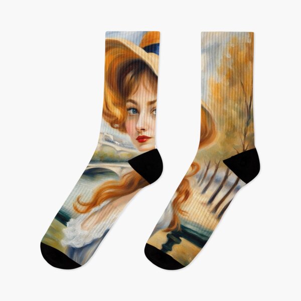 Item preview, Beautiful girl in Paris at River Seine designed and sold by JackFreestone.