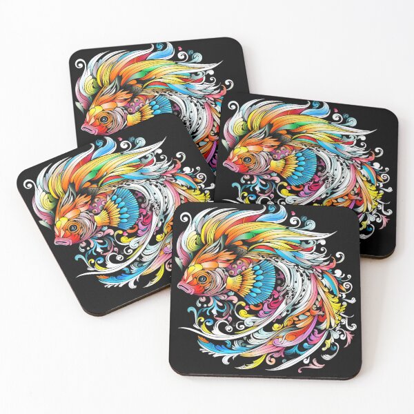 Item preview, Beautiful fish with waves of color. designed and sold by liana campbell.