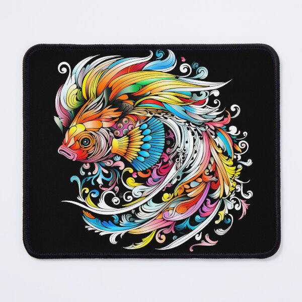 Item preview, Beautiful fish with waves of color. designed and sold by liana campbell.